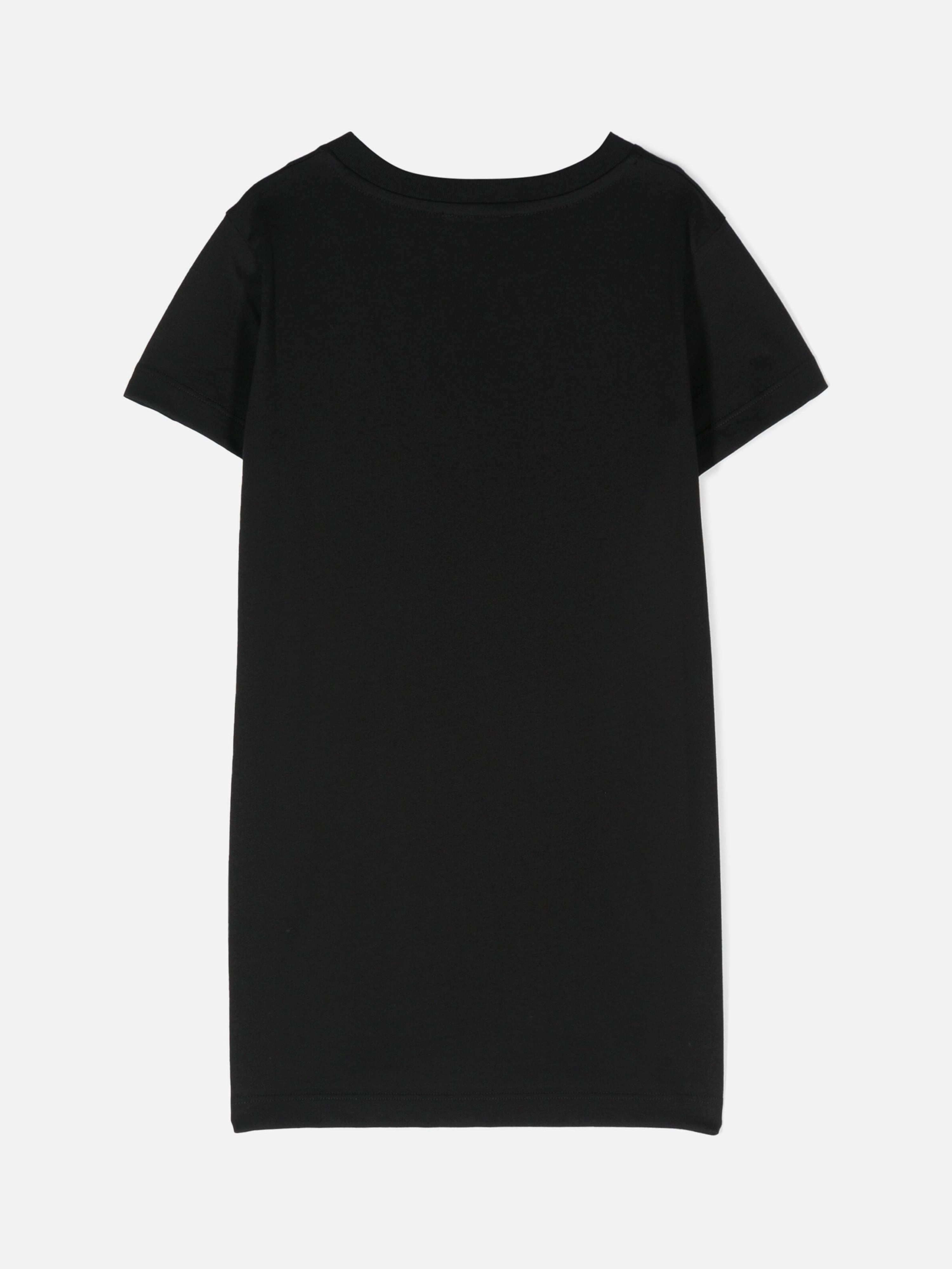 Balmain Girls Paris Logo Jersey Dress in Black