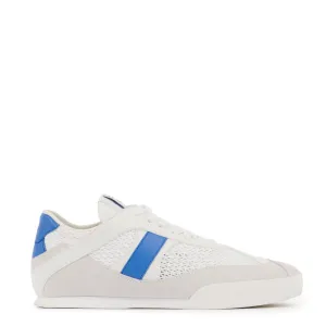 Chloé Shoes Kick Mesh Sneakers, White/Blue