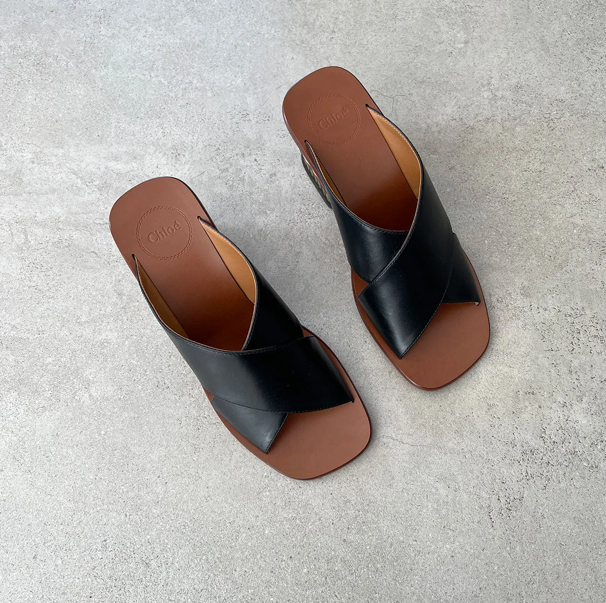 Chloé Shoes Laia Mule, Black