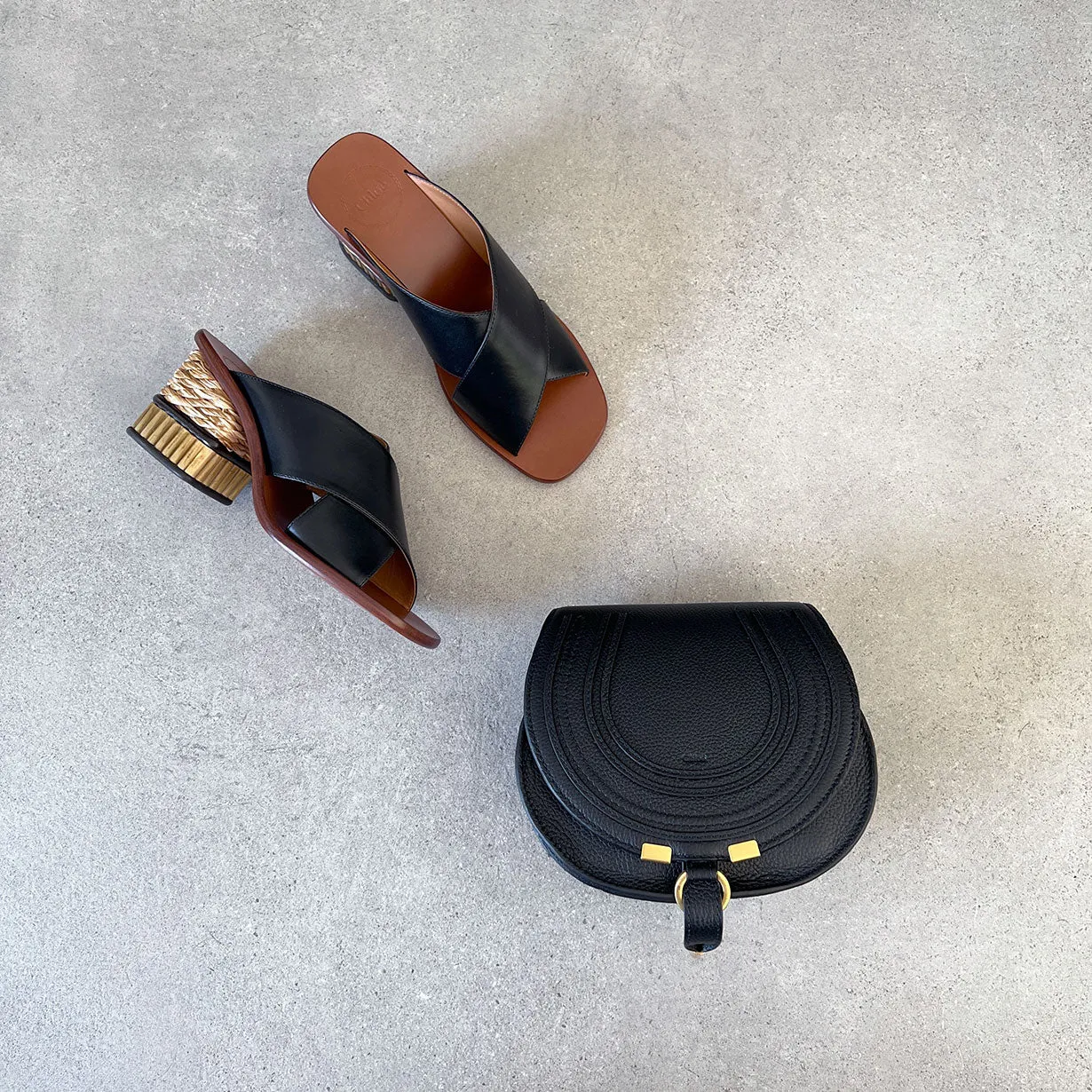 Chloé Shoes Laia Mule, Black