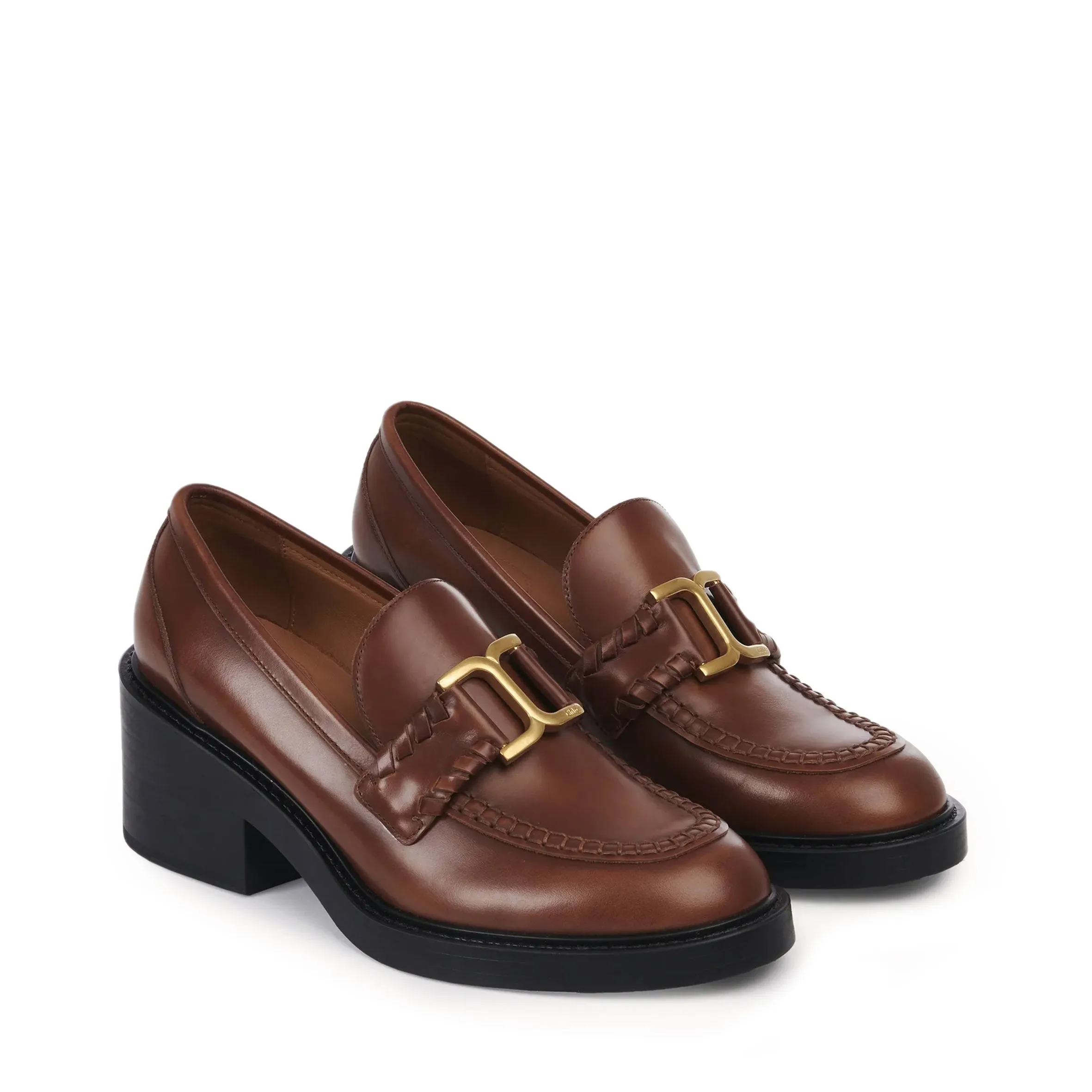 Chloé Shoes Marcie 45 Loafer, Tan