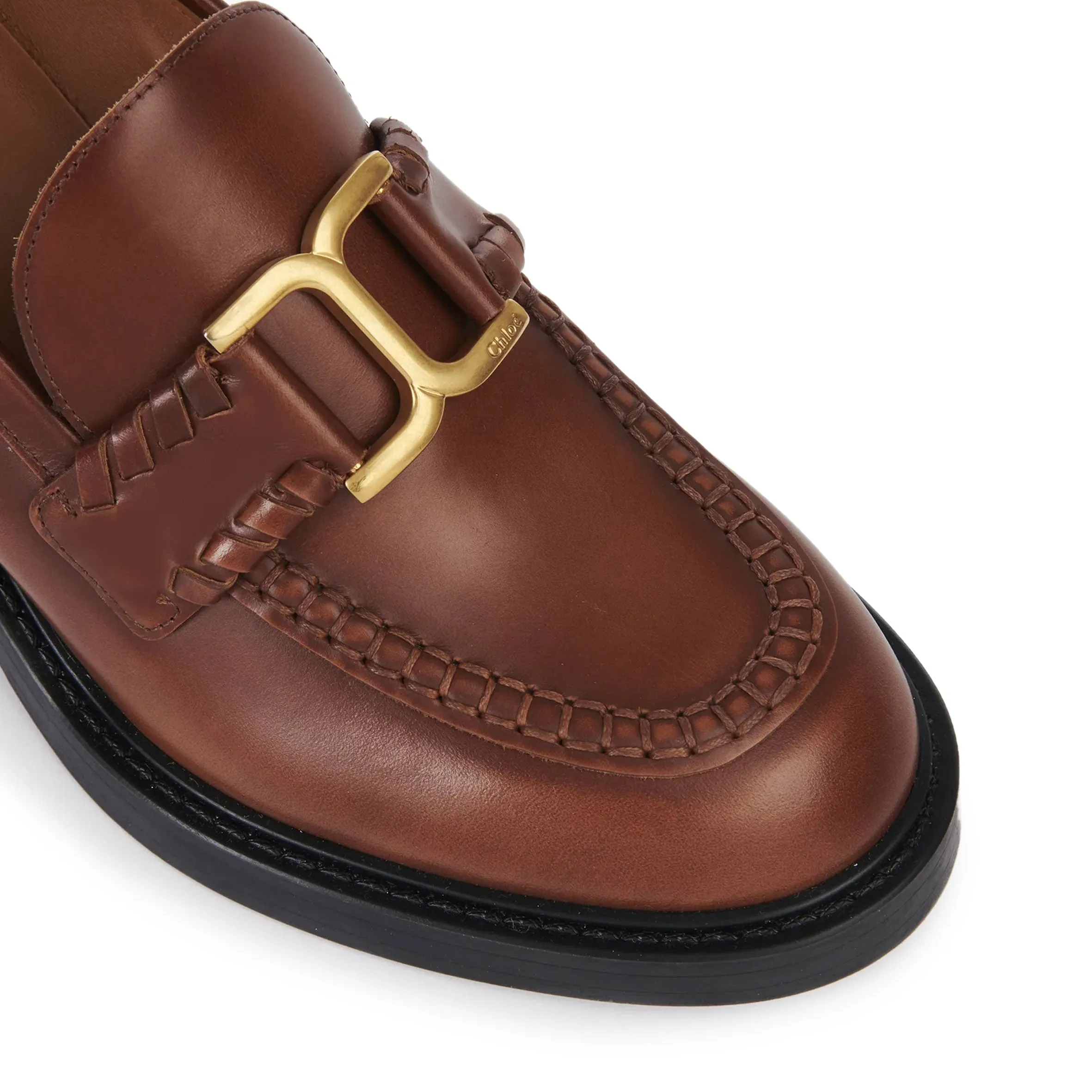 Chloé Shoes Marcie 45 Loafer, Tan