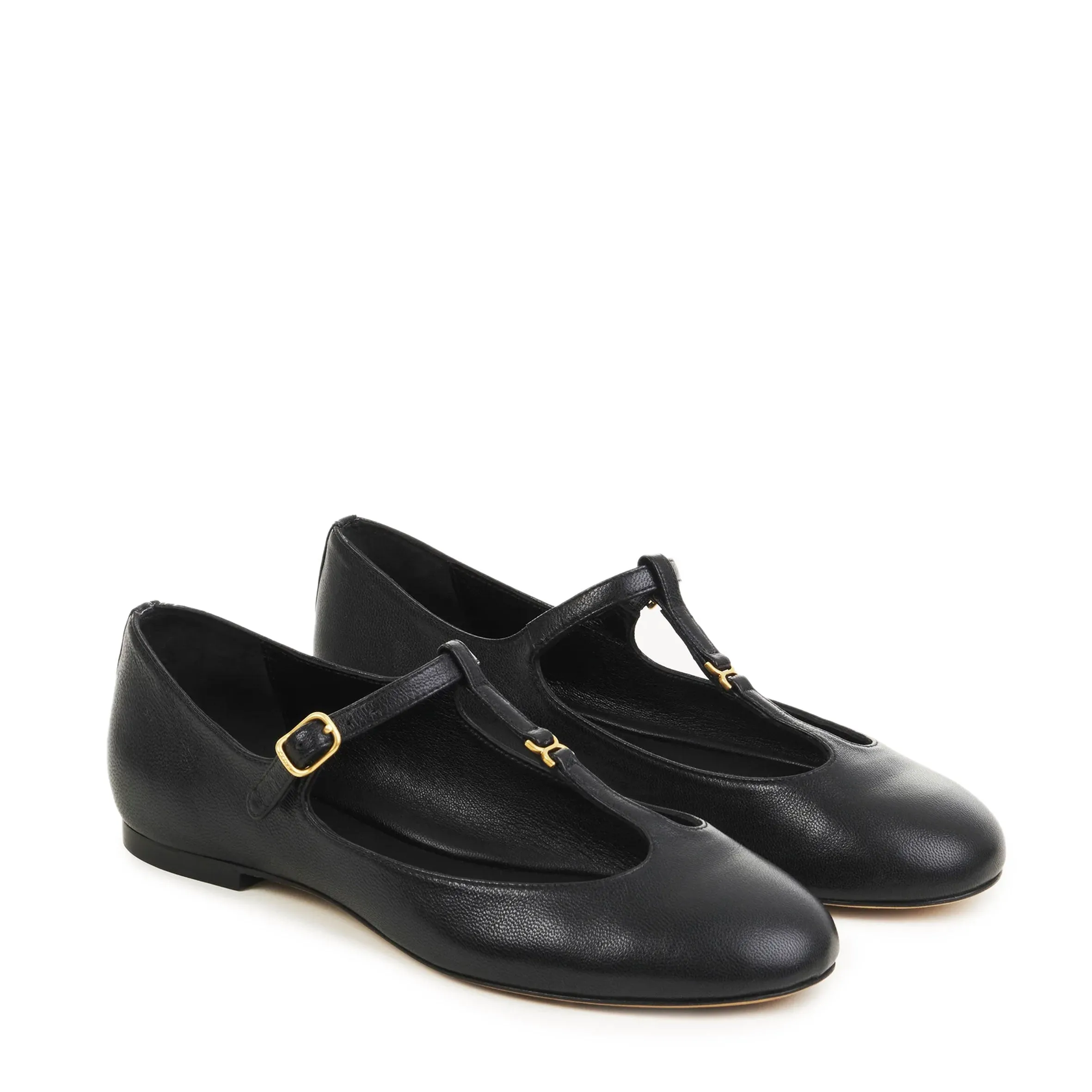 Chloé Shoes Marcie T Ballet Flats, Black
