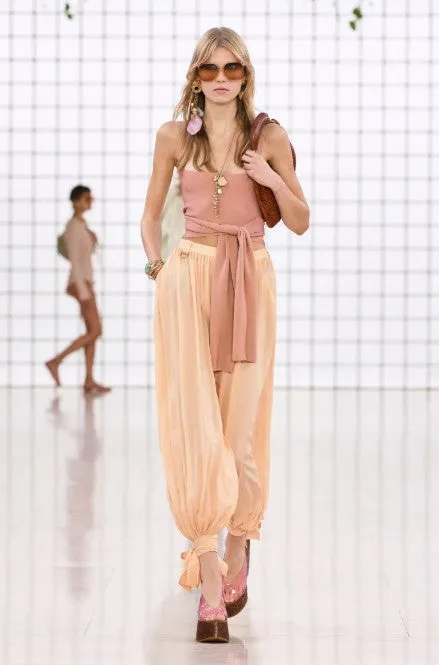 Chloé Shoes Maxime PVC Wedge, Sunny Brown
