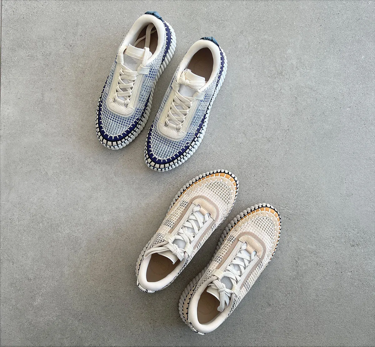 Chloé Shoes Nama Sneaker, Biscotti