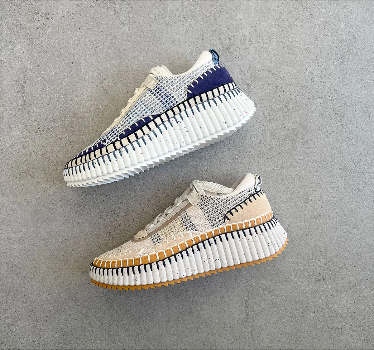 Chloé Shoes Nama Sneaker, Biscotti