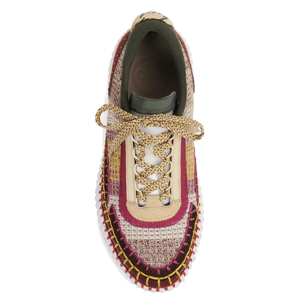 Chloé Shoes Nama Sneaker, Coffee
