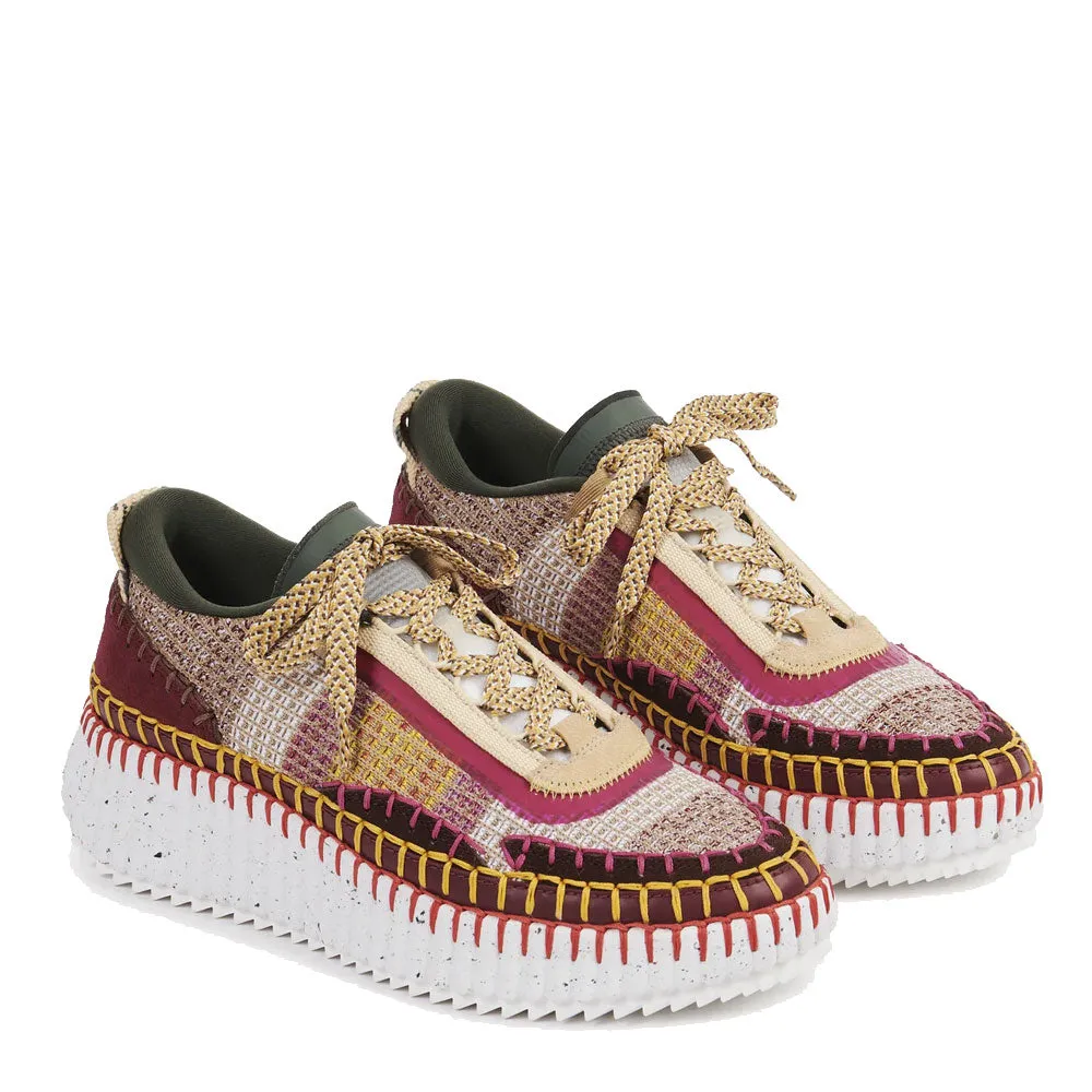 Chloé Shoes Nama Sneaker, Coffee