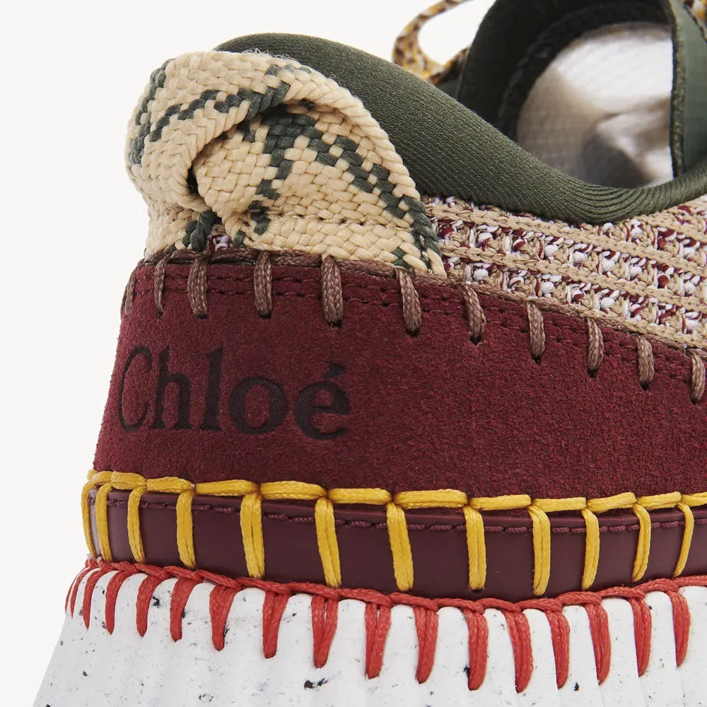 Chloé Shoes Nama Sneaker, Coffee