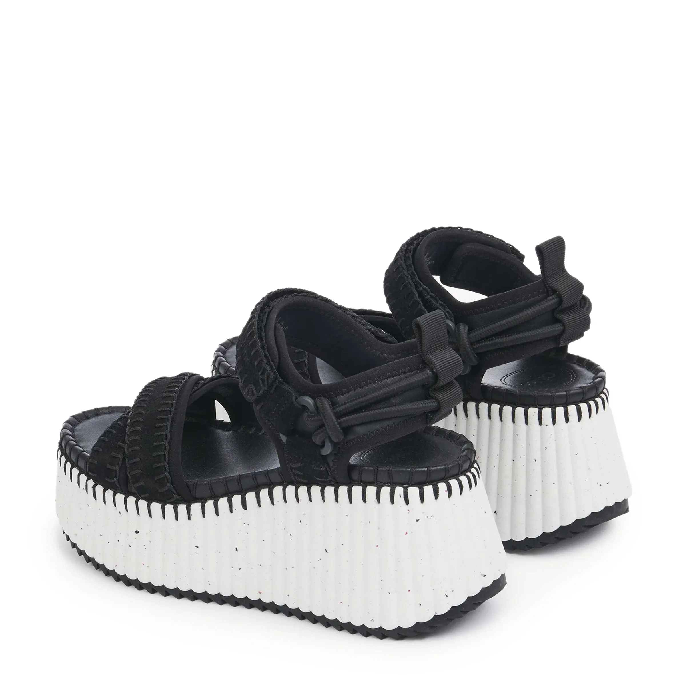 Chloé Shoes Nama X Flatform, Black