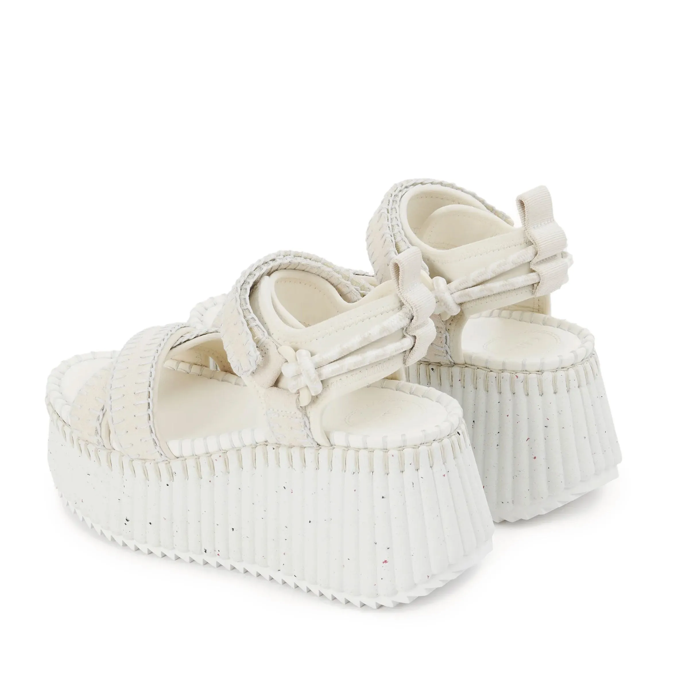 Chloé Shoes Nama X Flatform, White