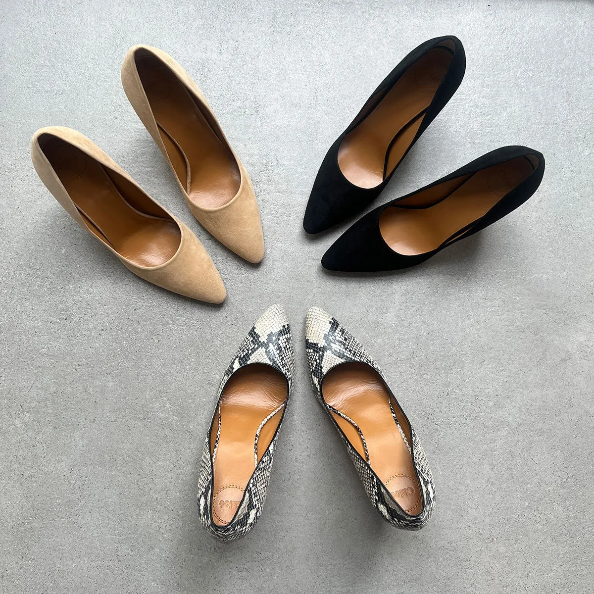 Chloé Shoes Oli Pump,  Python-effect 90