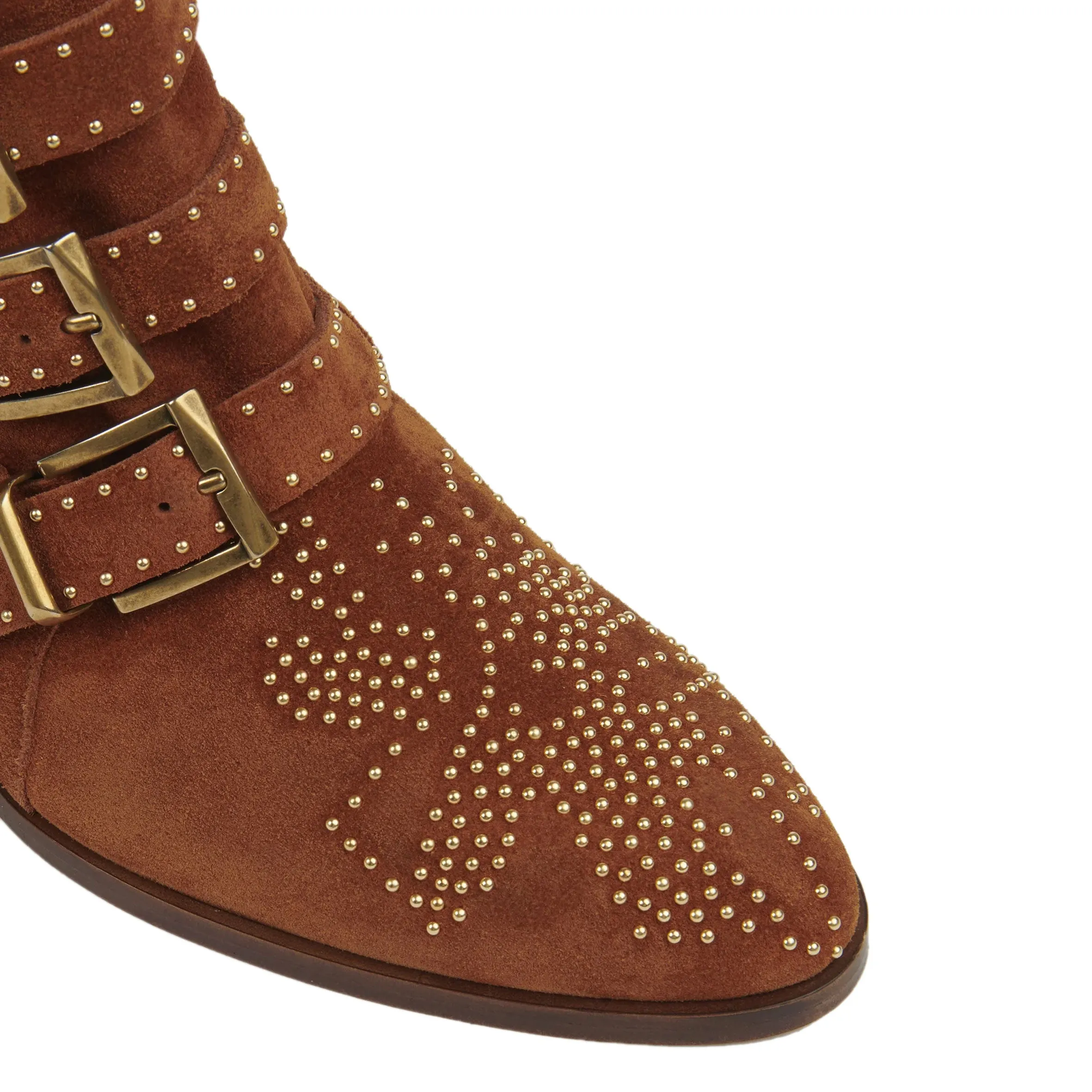 Chloé Shoes Susanna Low Boots, Ochre Delight (G)