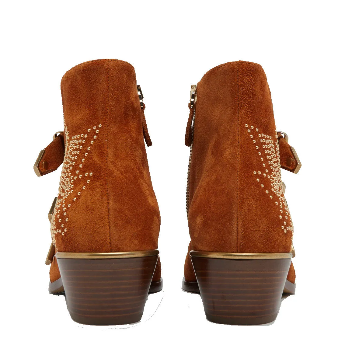 Chloé Shoes Susanna Low Boots, Ochre Delight (G)