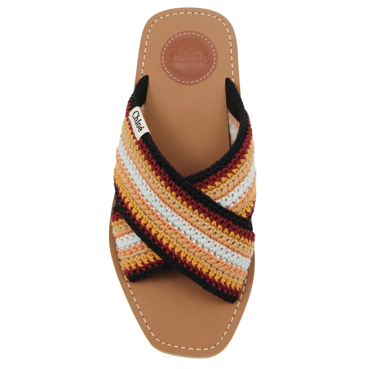 Chloé Shoes Woody Crochet Slide