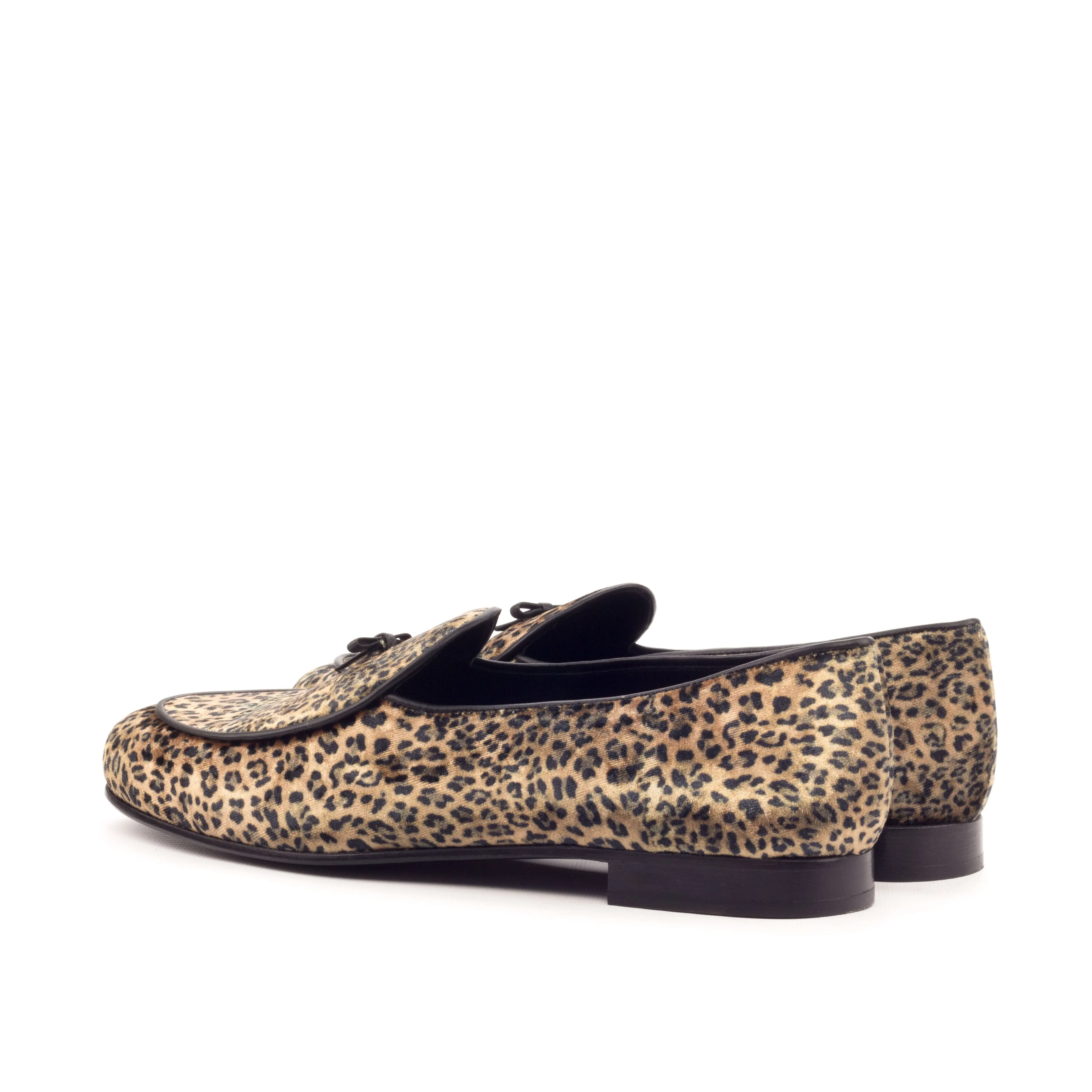 Dapperfam Shoes DapperFam Marcello in Leopard Men's Sartorial Belgian Slipper