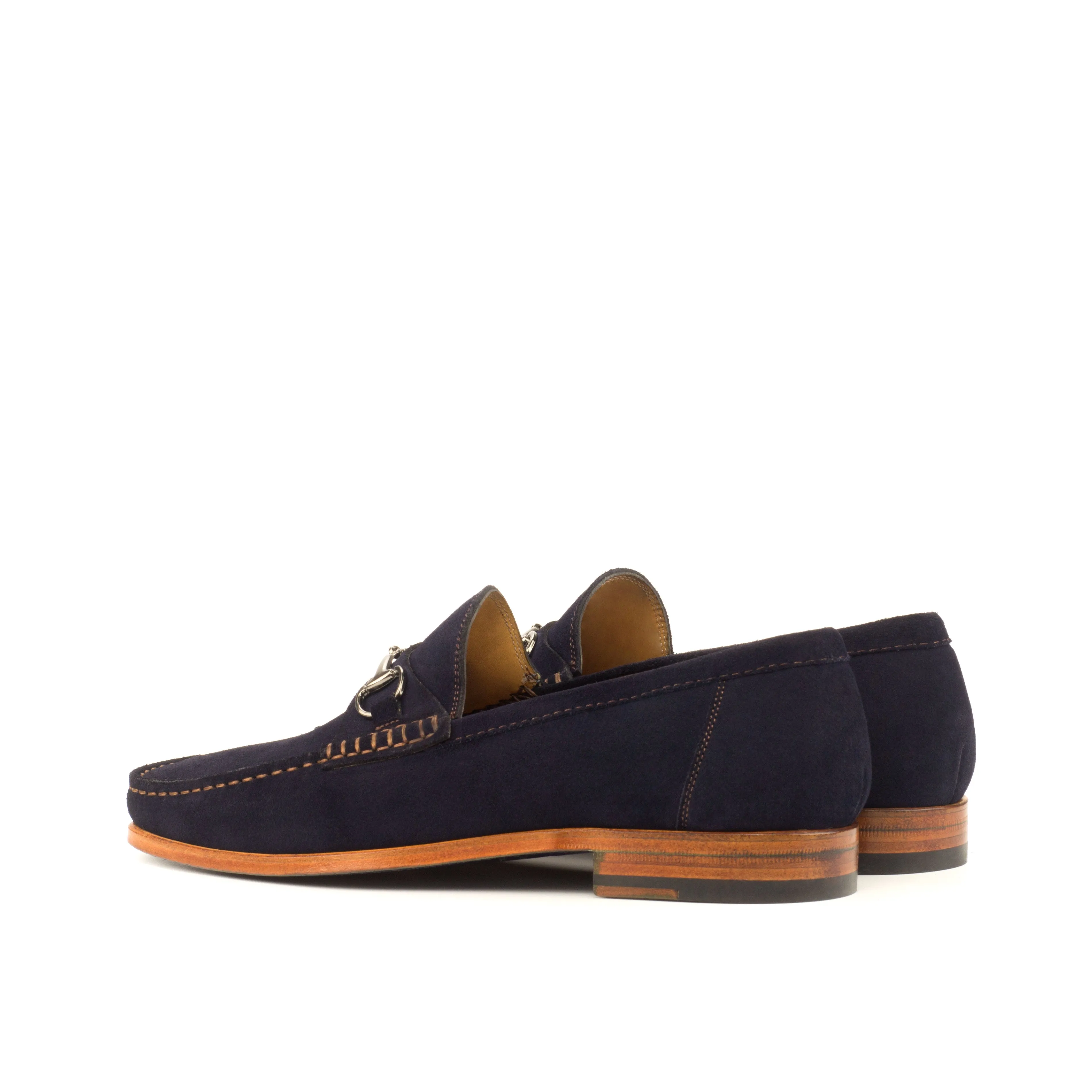 Dapperfam Shoes DapperFam Mariner in Navy Men's Suede Moccasin