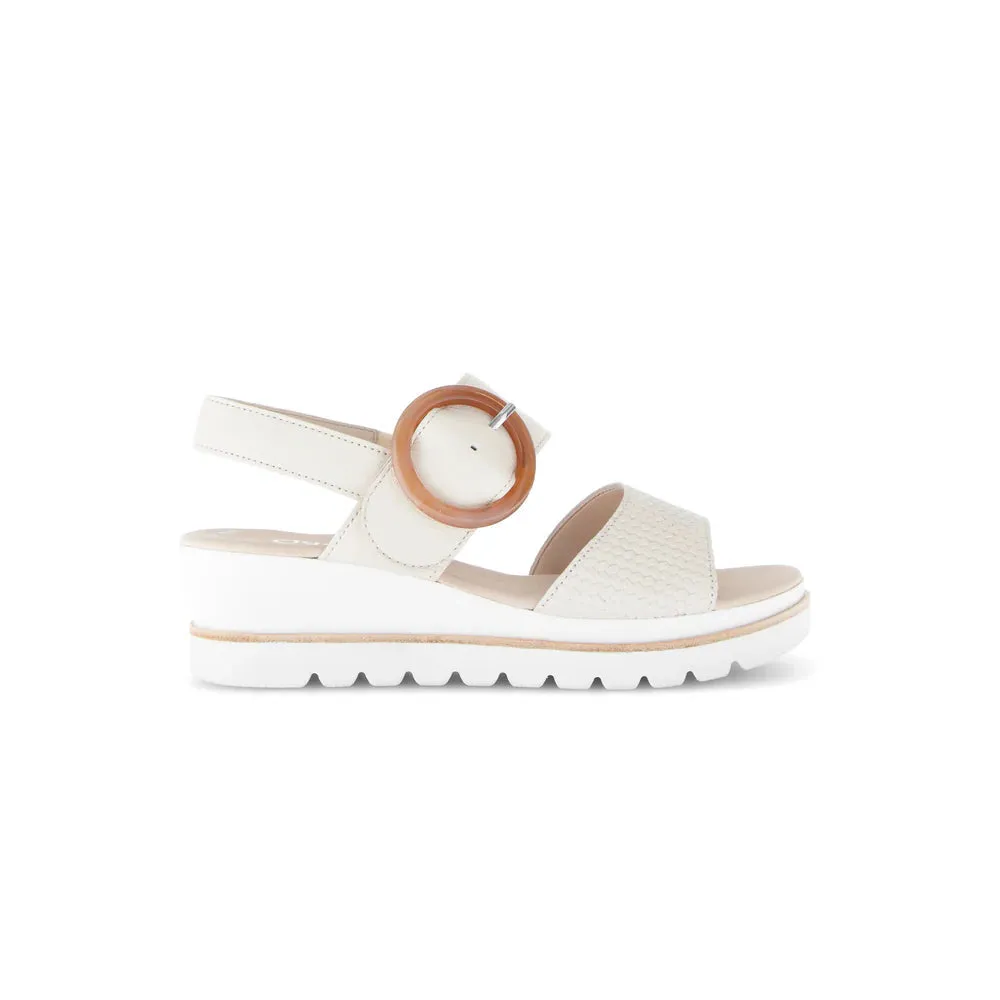 GABOR 4464522 SANDAL - IVORY MULTI