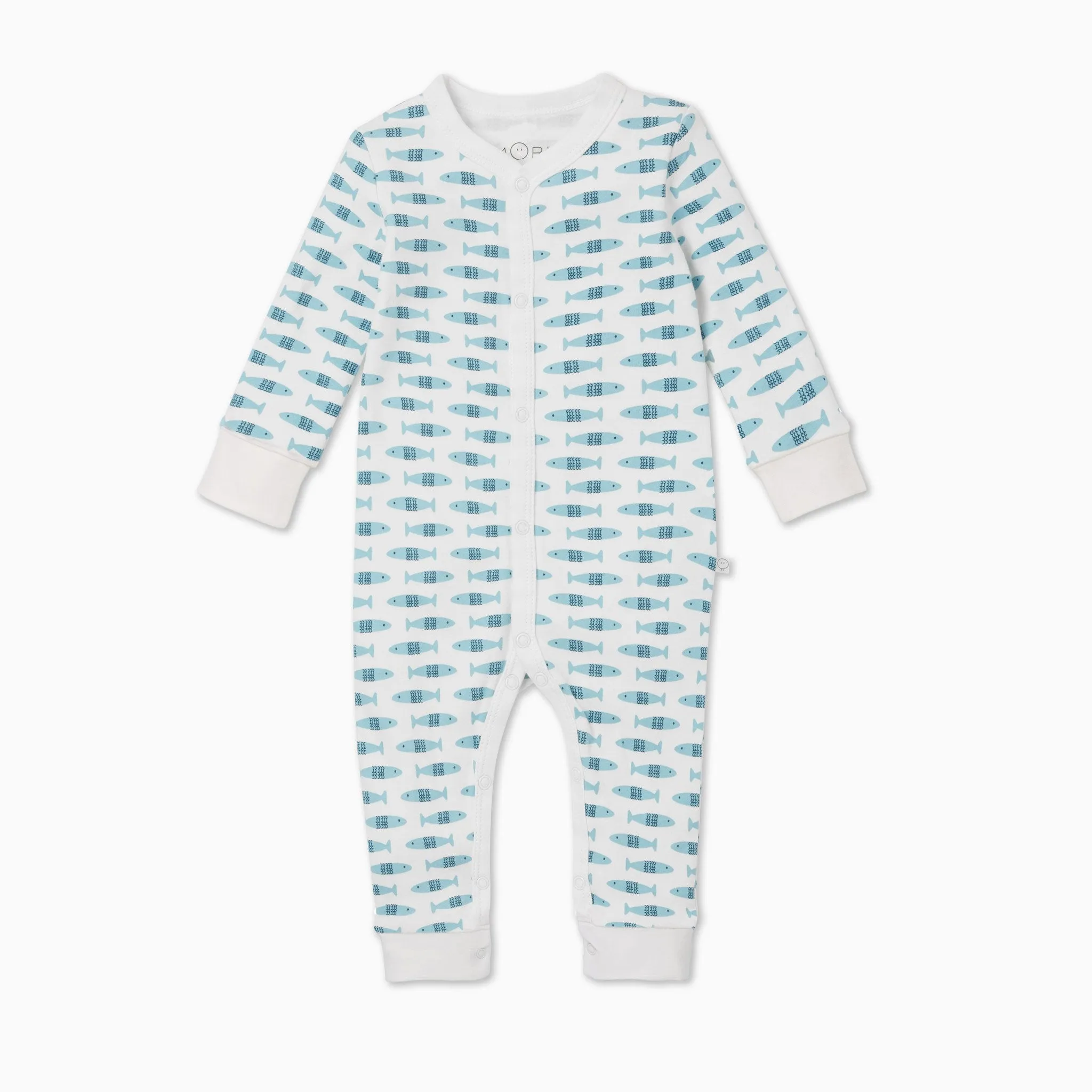 Little Fish Front Opening Sleepsuit