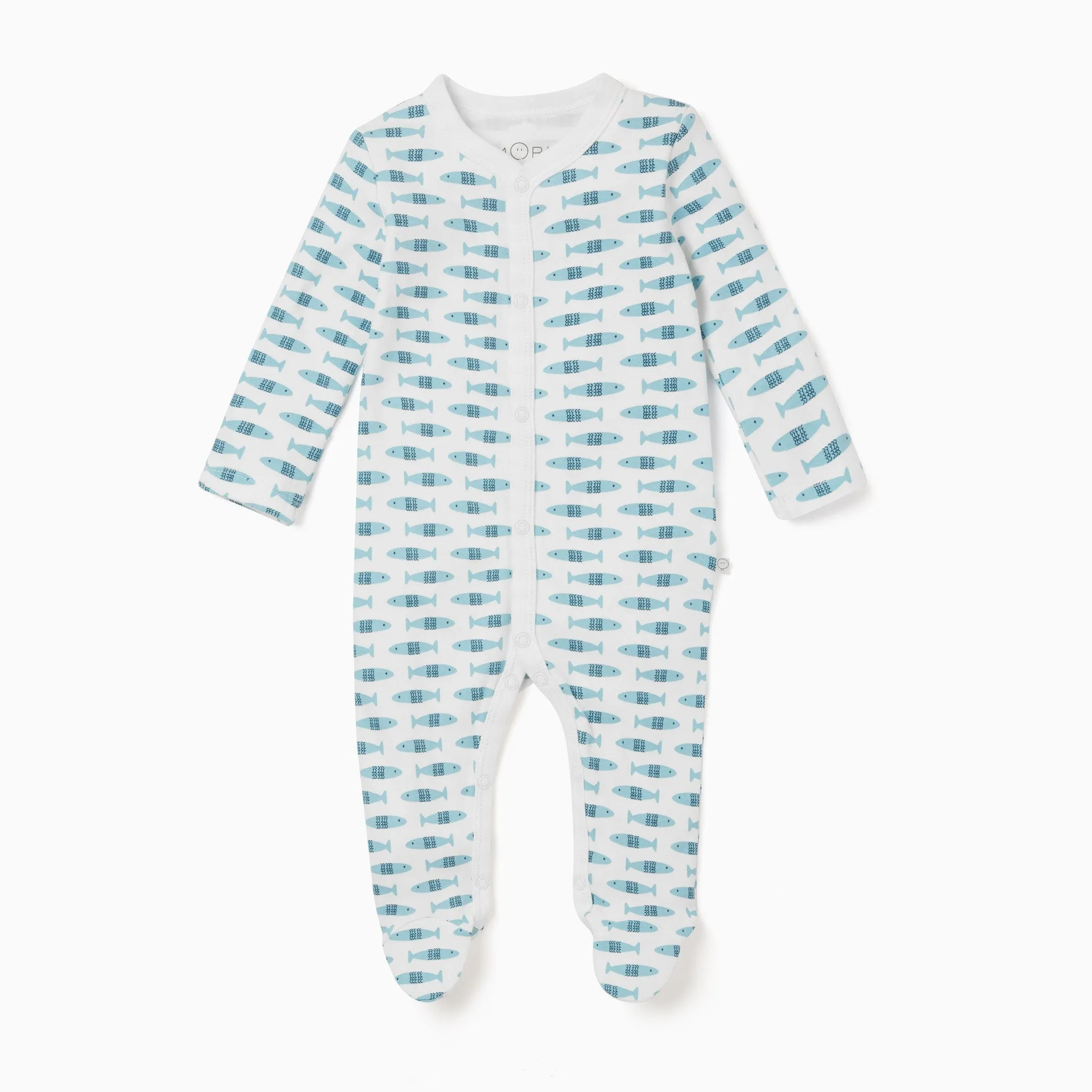 Little Fish Front Opening Sleepsuit