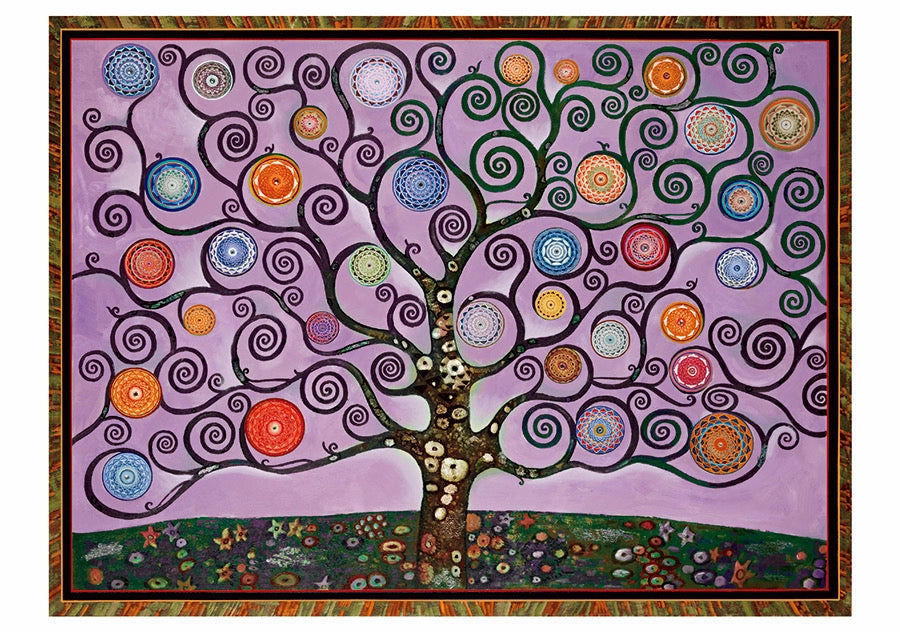 Mandala Trees - Paul Heussenstamm Boxed Assorted Note Cards