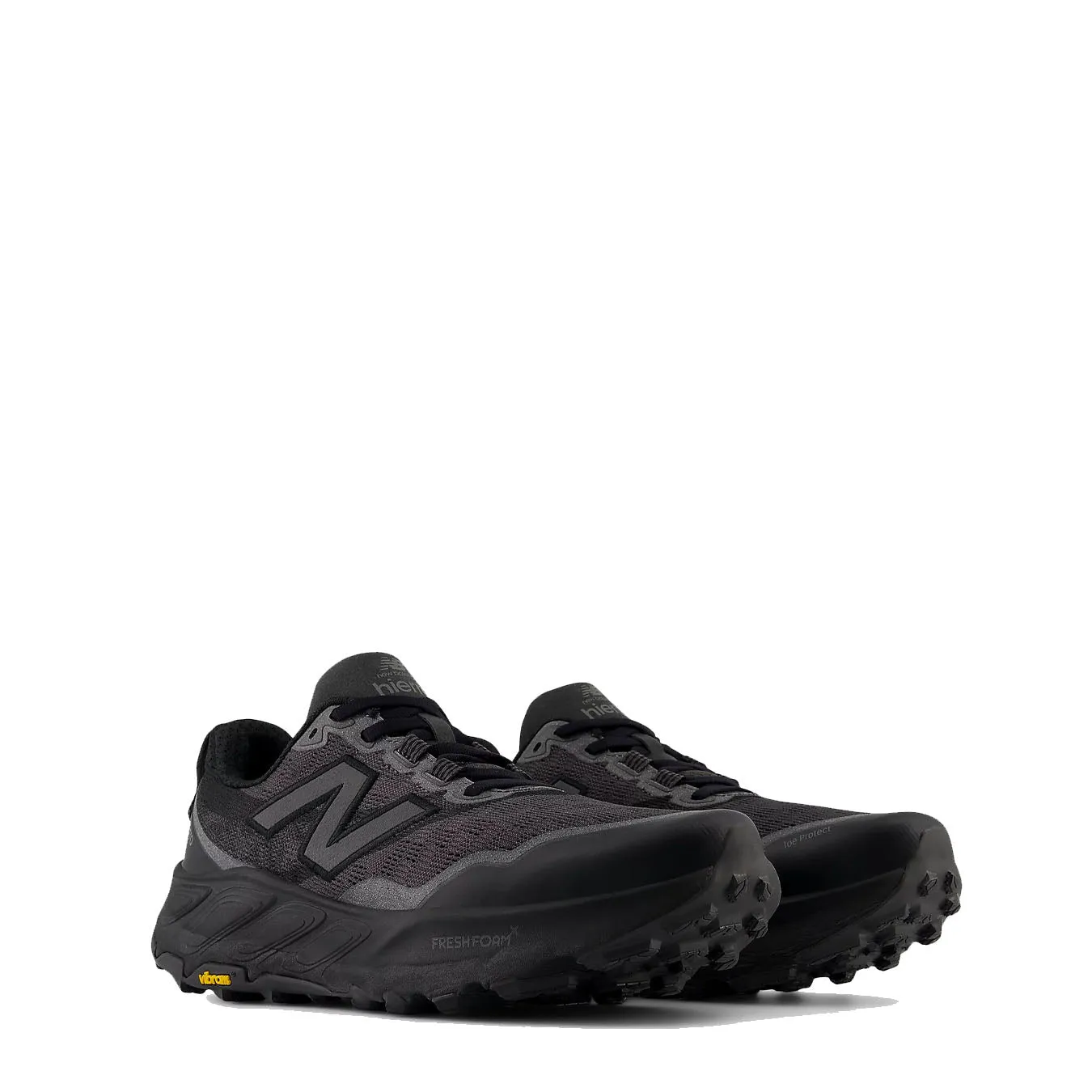 New Balance Womens Fresh Foam X Hierro v9 Black Cement / Black Shoes New Balance