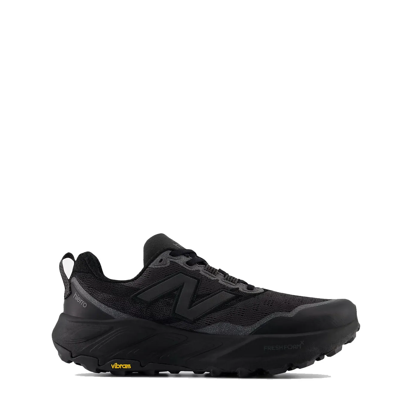 New Balance Womens Fresh Foam X Hierro v9 Black Cement / Black Shoes New Balance