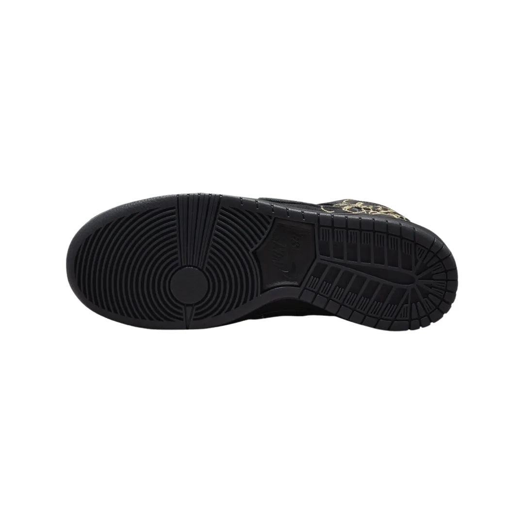 Nike SB Dunk Hi Black Metallic Gold Nike Dunk
