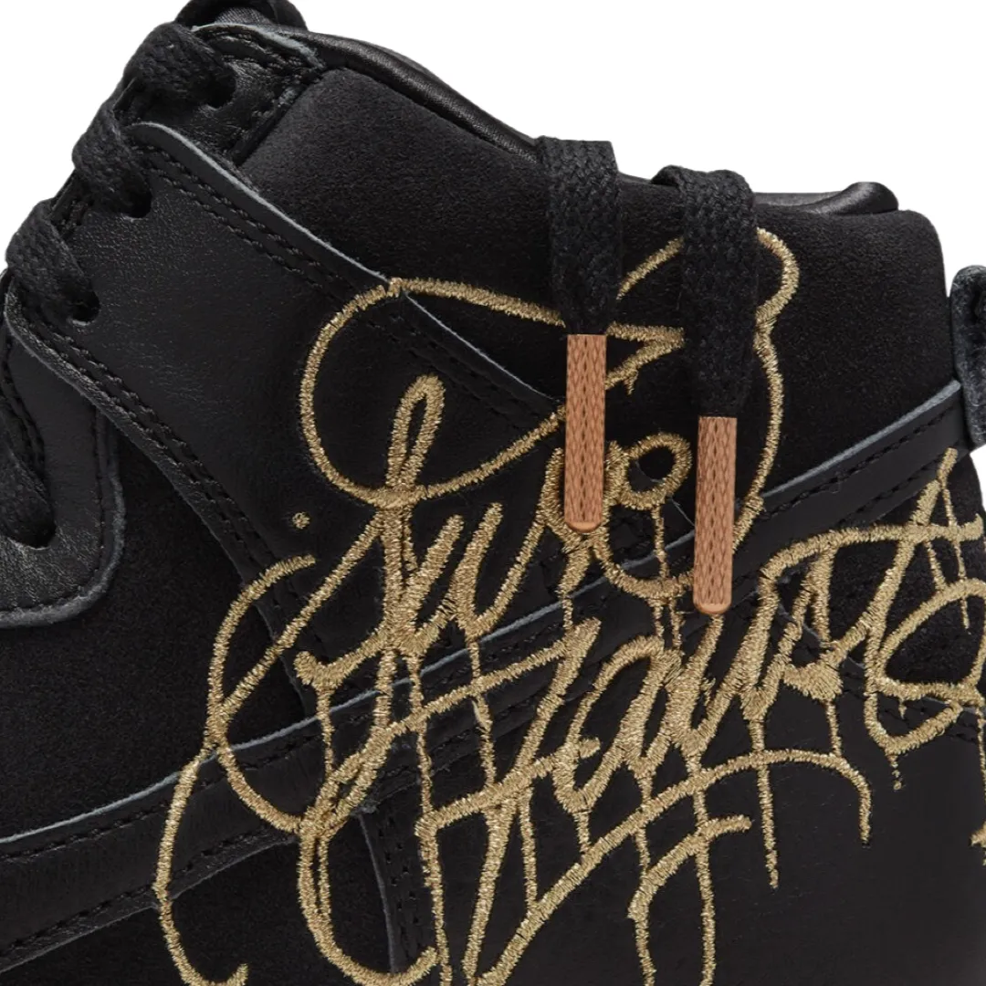 Nike SB Dunk Hi Black Metallic Gold Nike Dunk