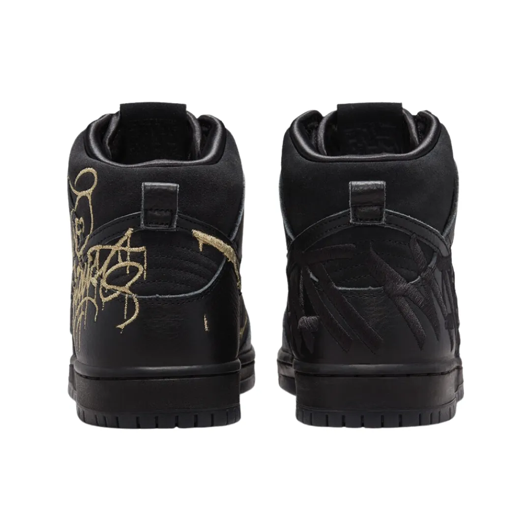 Nike SB Dunk Hi Black Metallic Gold Nike Dunk