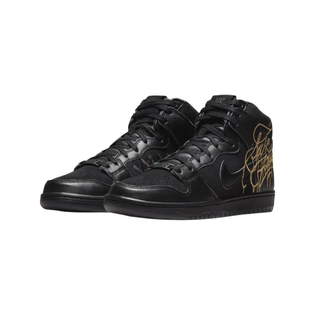 Nike SB Dunk Hi Black Metallic Gold Nike Dunk
