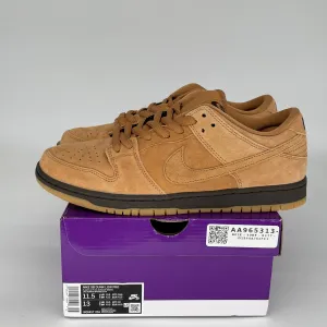 NIKE SB DUNK LOW WHEAT SIZE 11.5 BQ6817-204