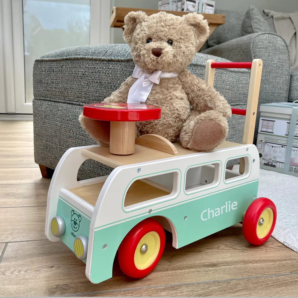 Personalised Wooden Ride-On Camper Van