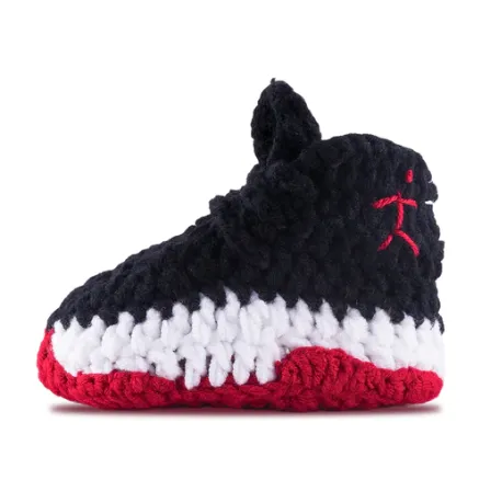 Playoffs 11 Crochet Baby Shoes