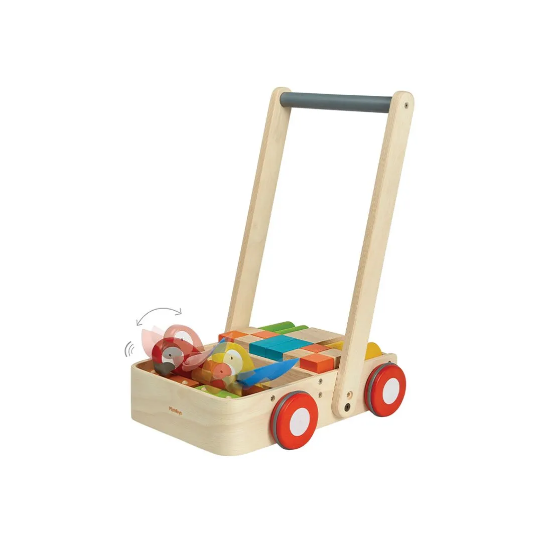 Wooden Bird Walker Wagon
