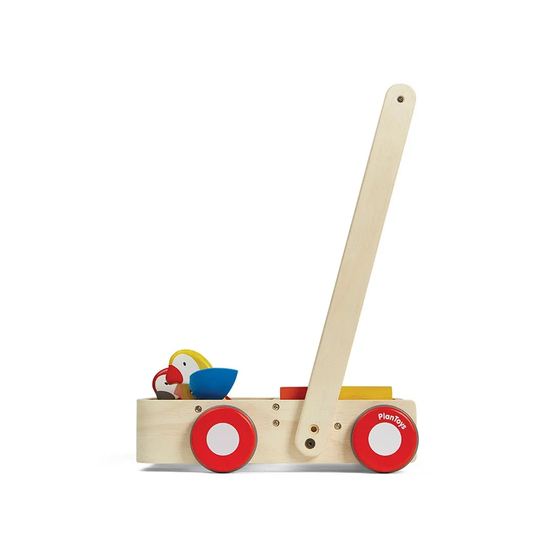 Wooden Bird Walker Wagon
